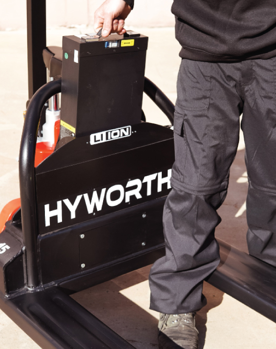 Quality pallet movers to hire or buy Hyworth Forklifts