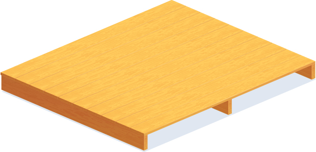wooden skid