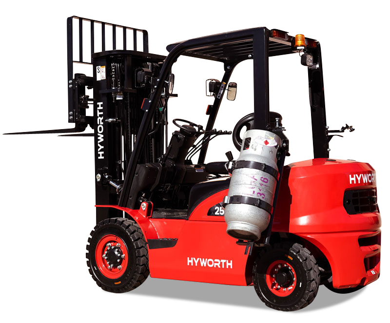 Hyworth-2.5T-Gas-Forklift-with-Container-Mast-1