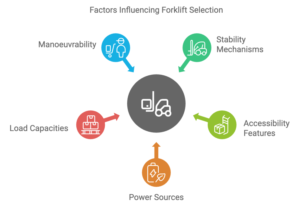 counterbalance forklifts vs reach trucks