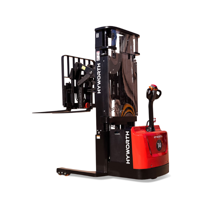 Hyworth reach stacker, alternate angle